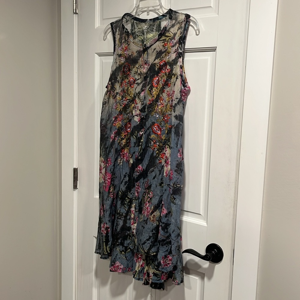 Aratta Silent Journey Floral Tunic Size Medium - Picture 2 of 8